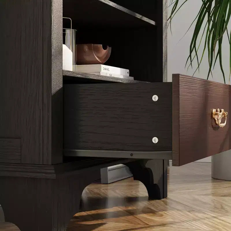 Bibliothèque-buffet de rangement de luxe vintage