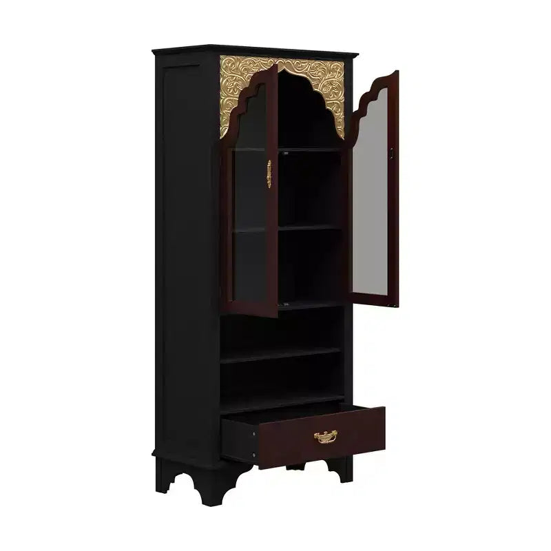 Bibliothèque-buffet de rangement de luxe vintage