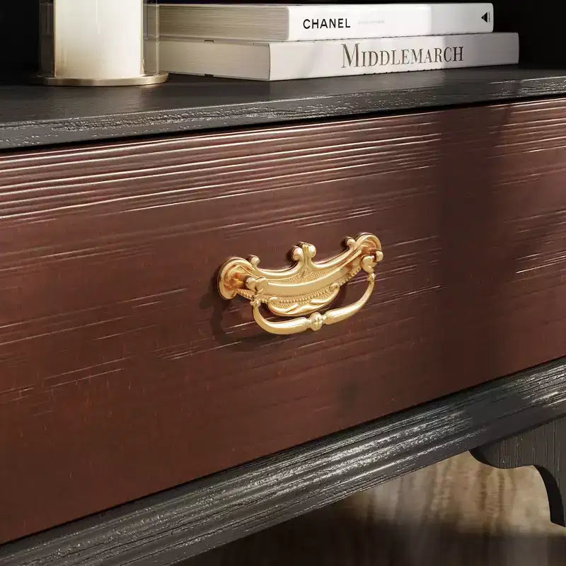 Bibliothèque-buffet de rangement de luxe vintage
