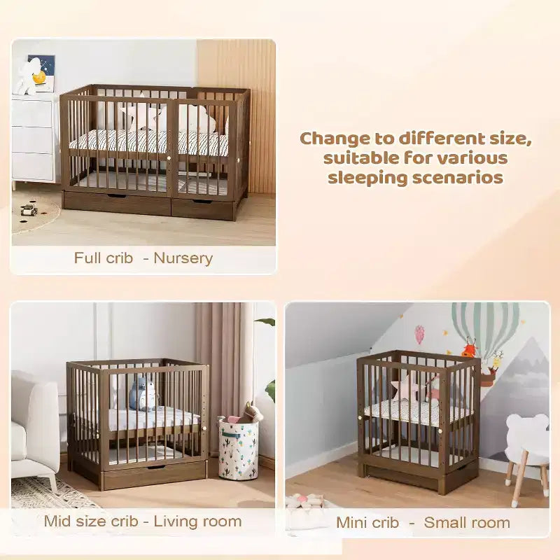 Lit de bébé convertible 8 en 1