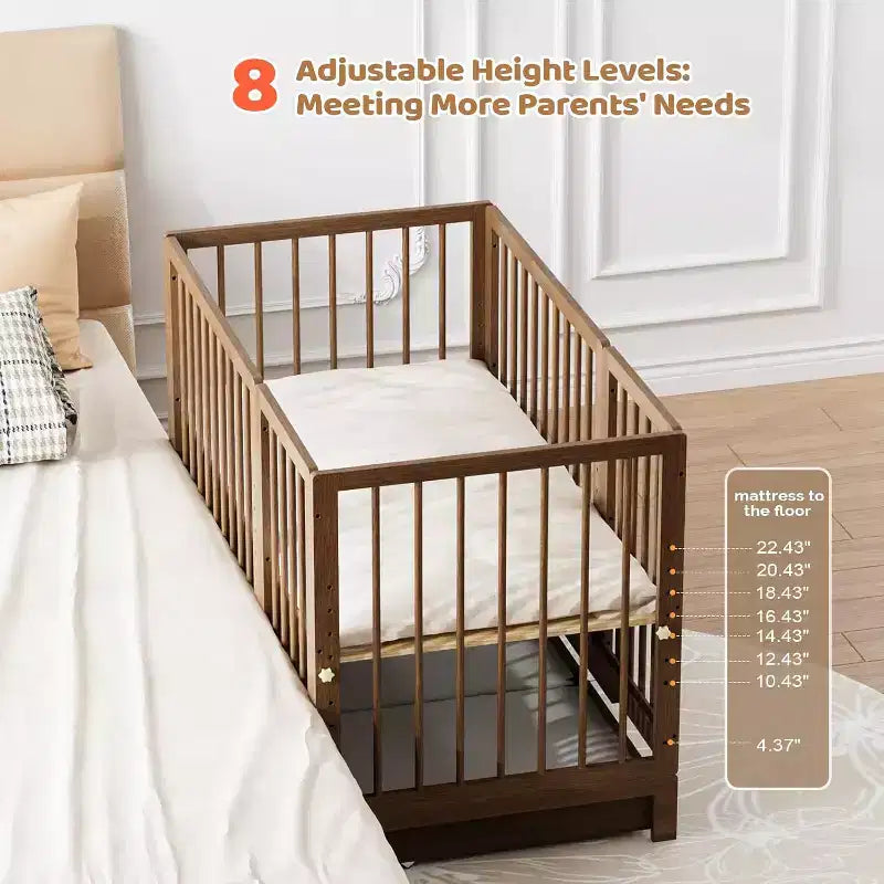 Lit de bébé convertible 8 en 1