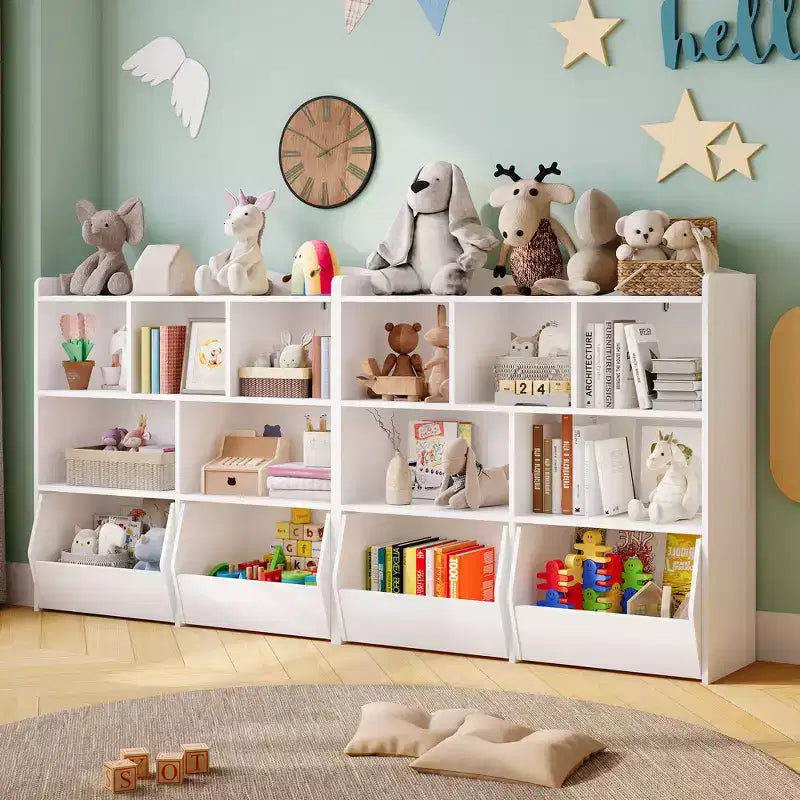 Organisateur de rangement de jouets Coffre de rangement multifonctionnel au sol