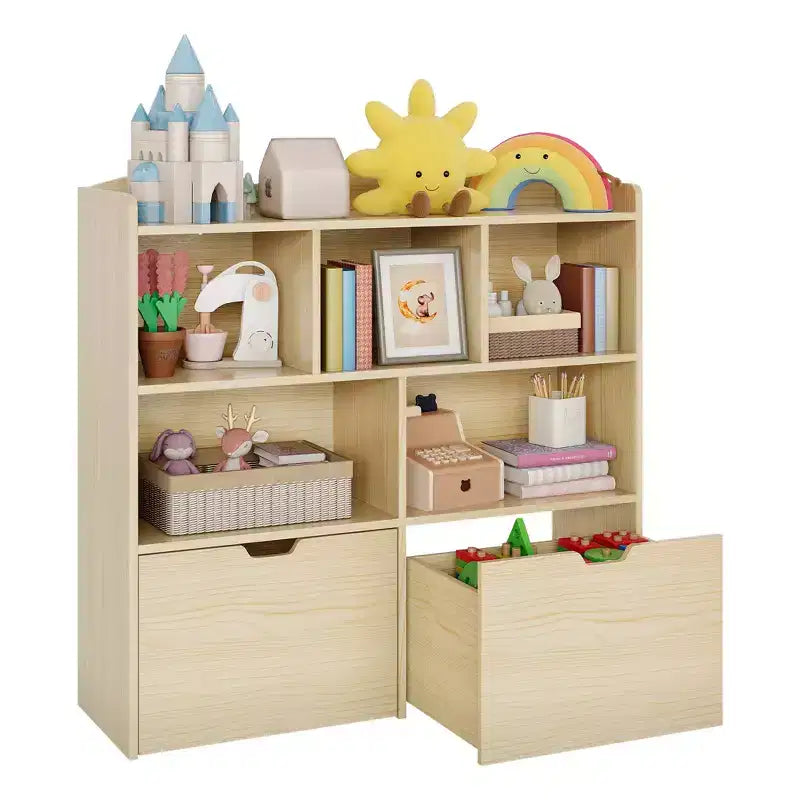 Organisateur de rangement de jouets Coffre de rangement multifonctionnel au sol