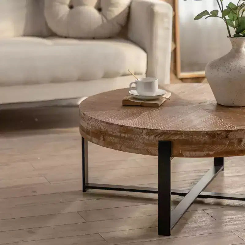 Round Coffee Table Modern Circle Coffee Table