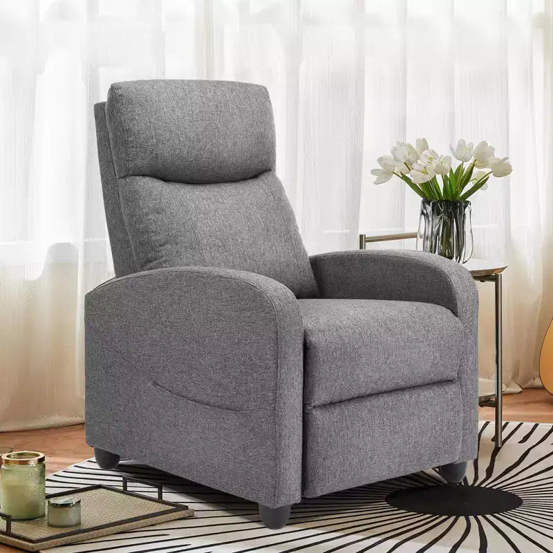 Fauteuil inclinable manuel moderne rembourré