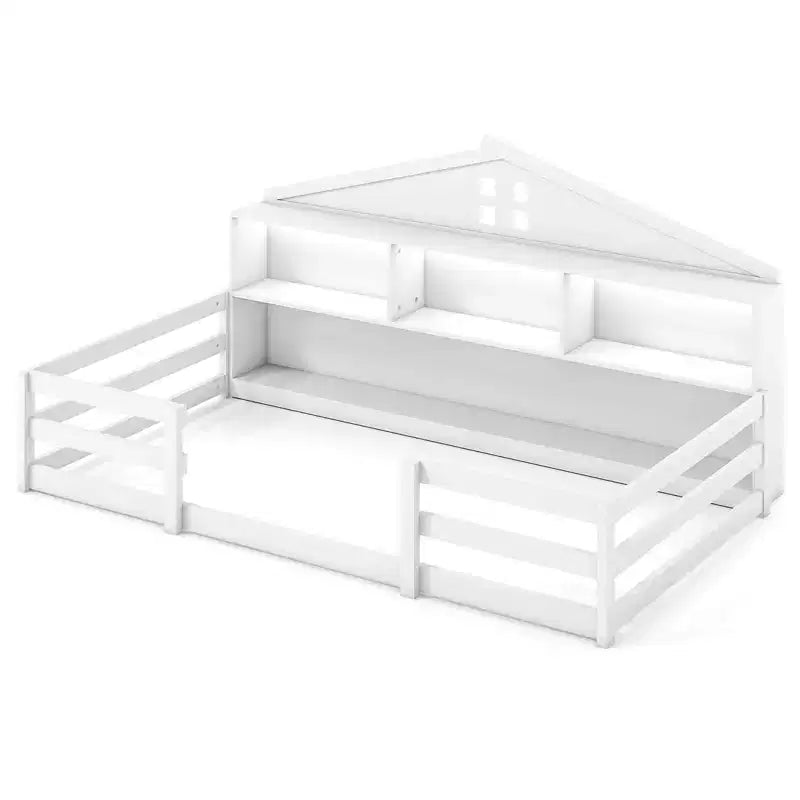 Lit au sol avec lumières LED