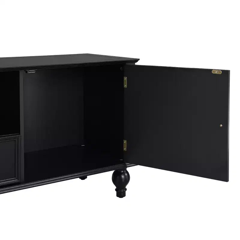 Meuble TV moderne avec compartiment ouvert