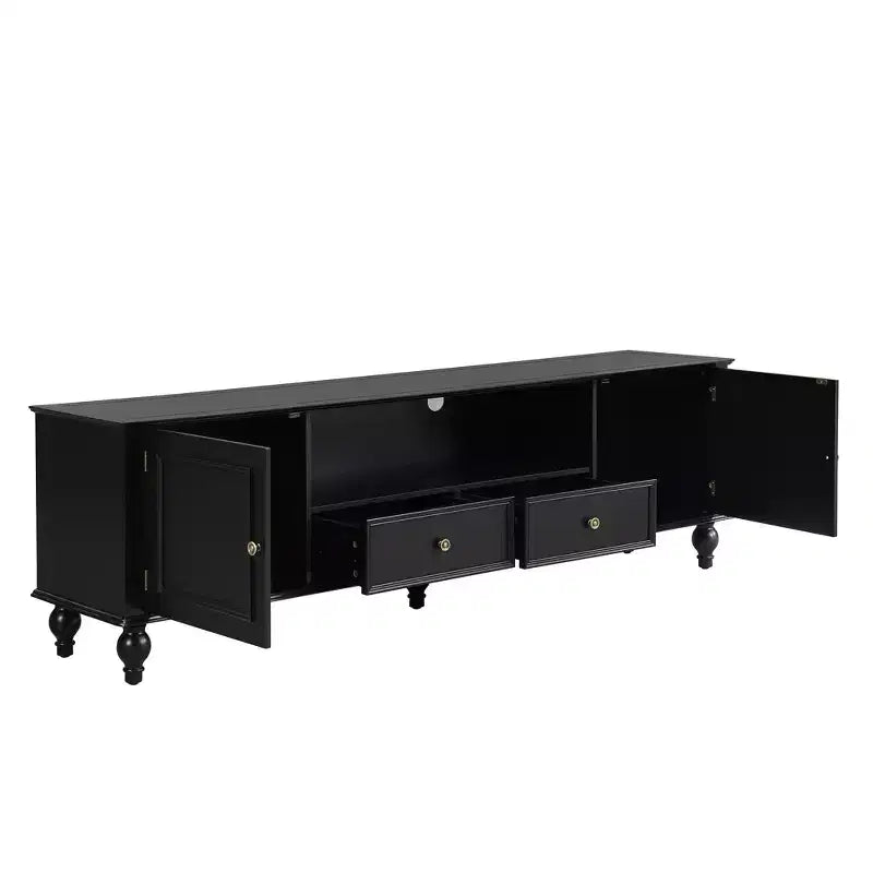 Meuble TV moderne avec compartiment ouvert