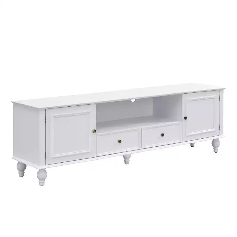 Meuble TV moderne avec compartiment ouvert