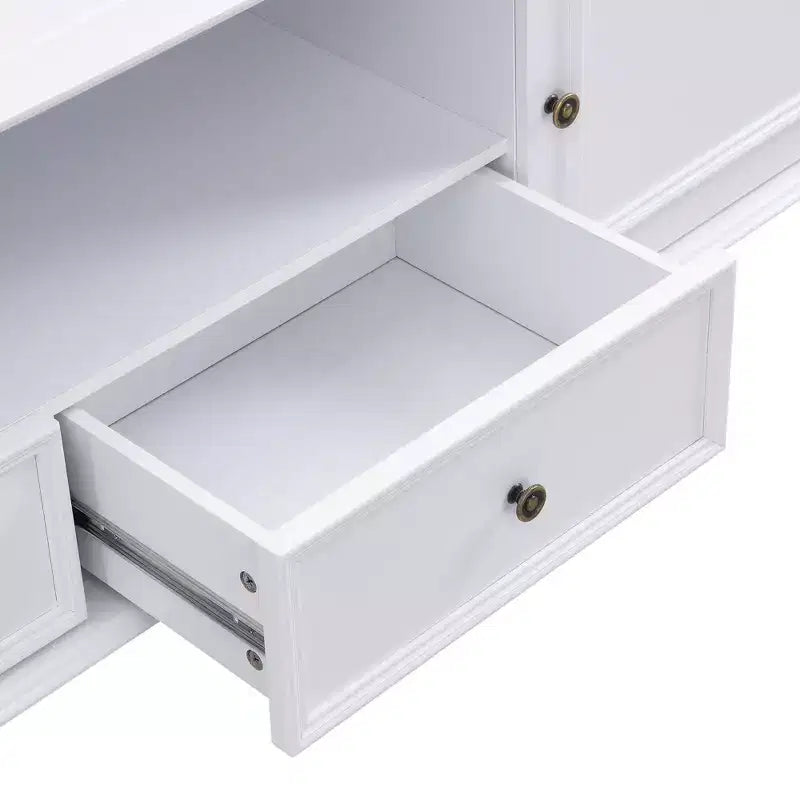 Meuble TV moderne avec compartiment ouvert