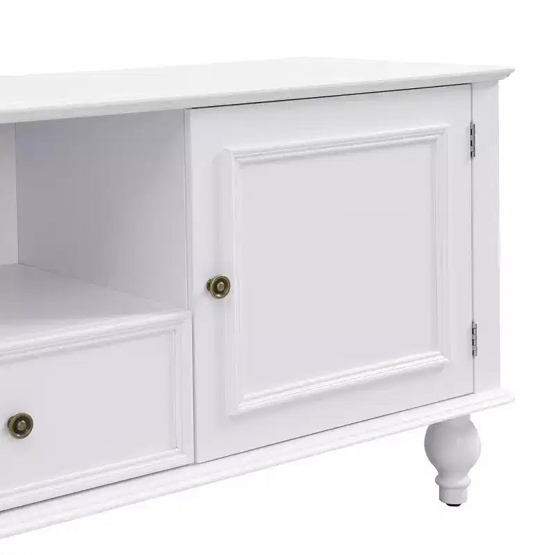 Meuble TV moderne avec compartiment ouvert