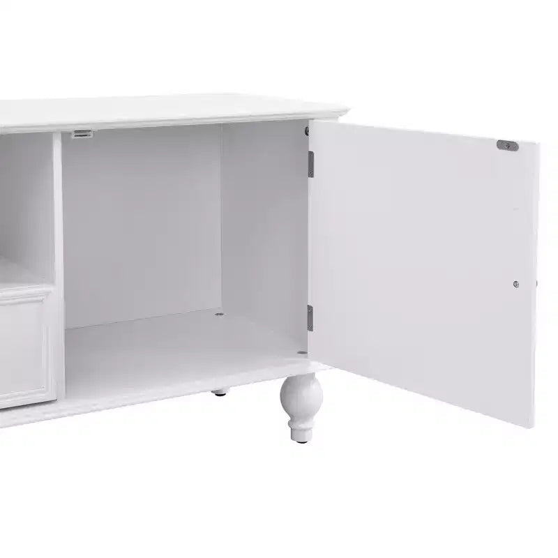 Meuble TV moderne avec compartiment ouvert