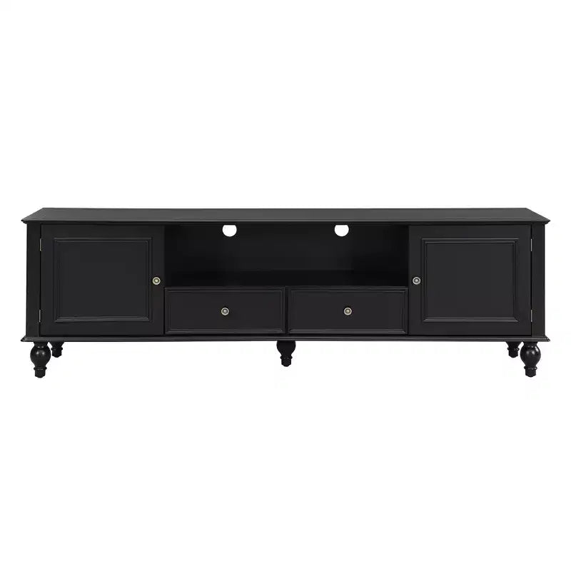 Meuble TV moderne avec compartiment ouvert