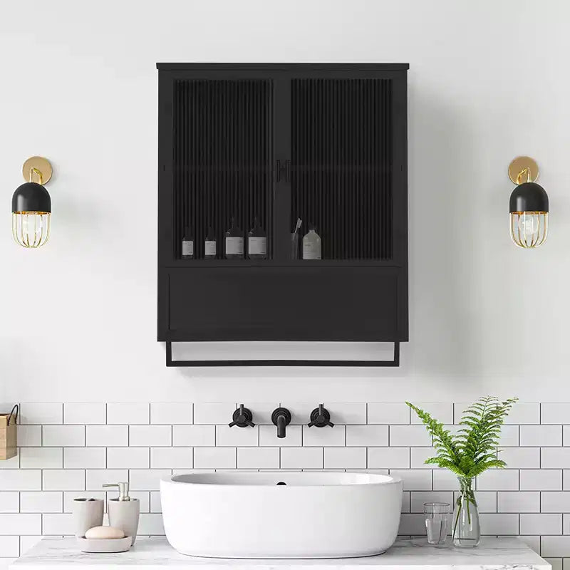Meuble mural noir moderne