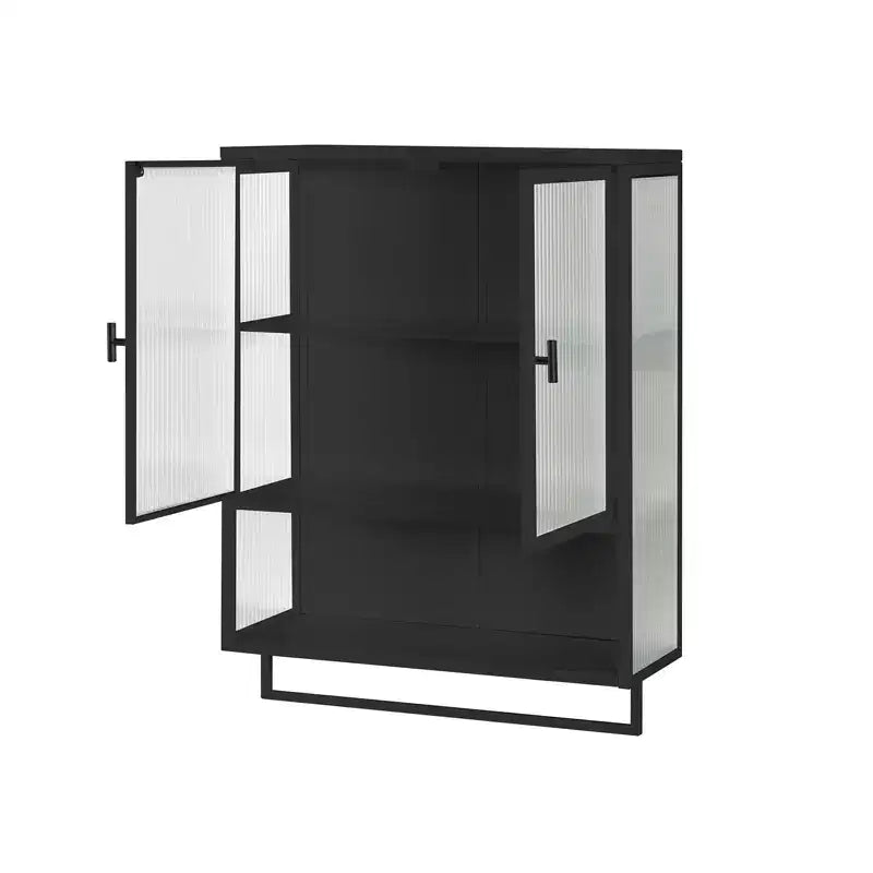 Meuble mural noir moderne