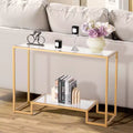 Table d'appoint rectangulaire moderne pour canapé