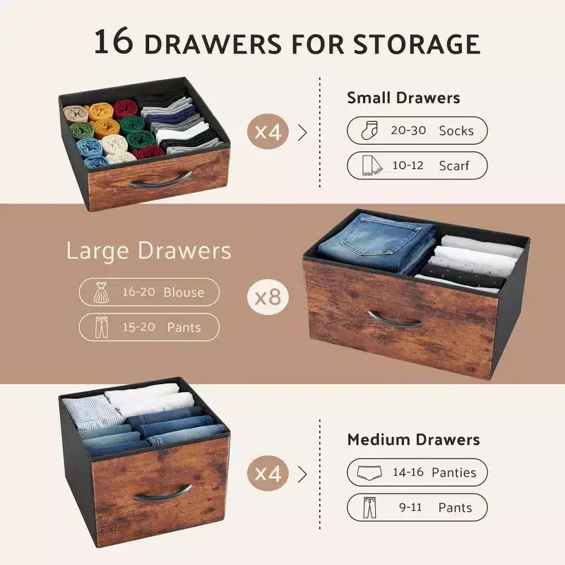 Commode Haute de Rangement