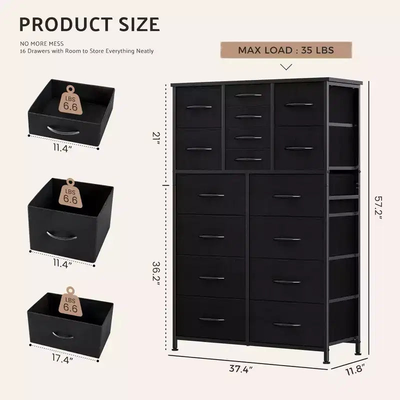 Commode Haute de Rangement