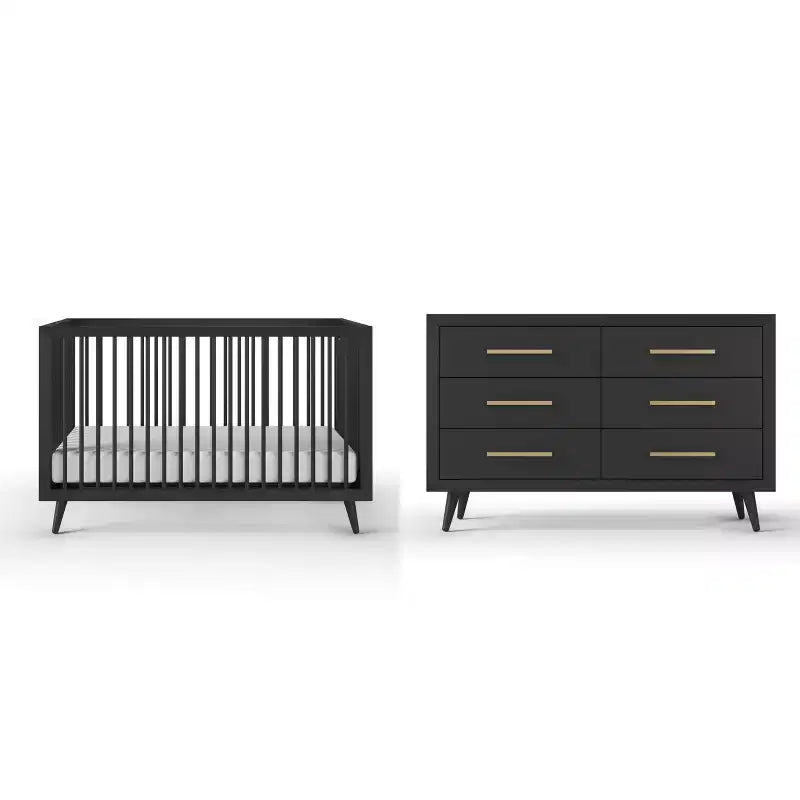 Lit de bébé convertible 4-en-1 Se transforme