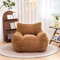 Pouf poire en velours côtelé, canapé moderne pour se détendre