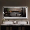 Miroir de salle de bain avec lumières intensité variable anti-buée