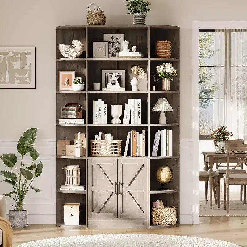Étagère à livres pour enfants avec portes d'armoire de rangement