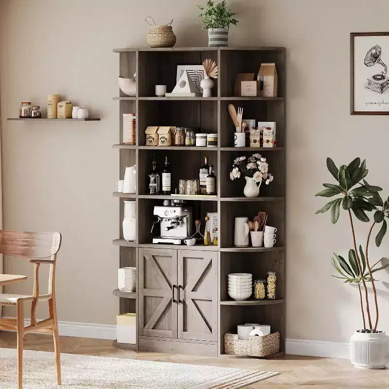 Étagère à livres pour enfants avec portes d'armoire de rangement