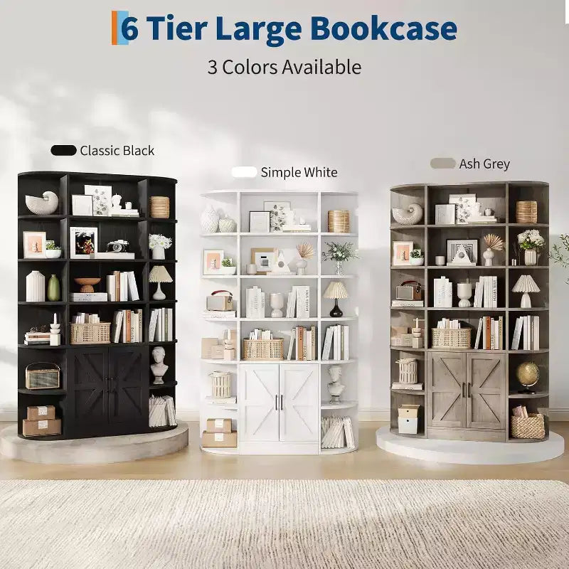 Étagère à livres pour enfants avec portes d'armoire de rangement