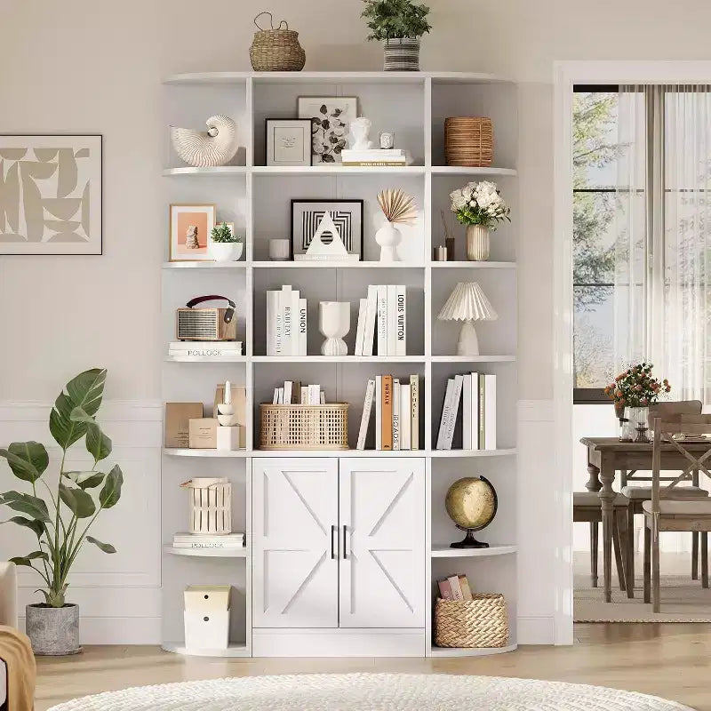Étagère à livres pour enfants avec portes d'armoire de rangement