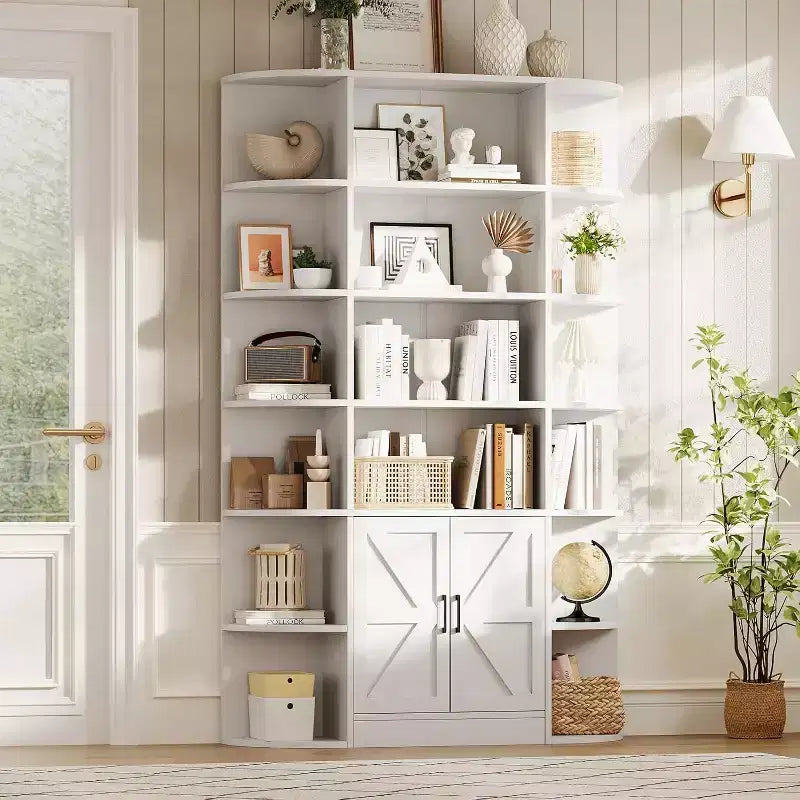 Étagère à livres pour enfants avec portes d'armoire de rangement