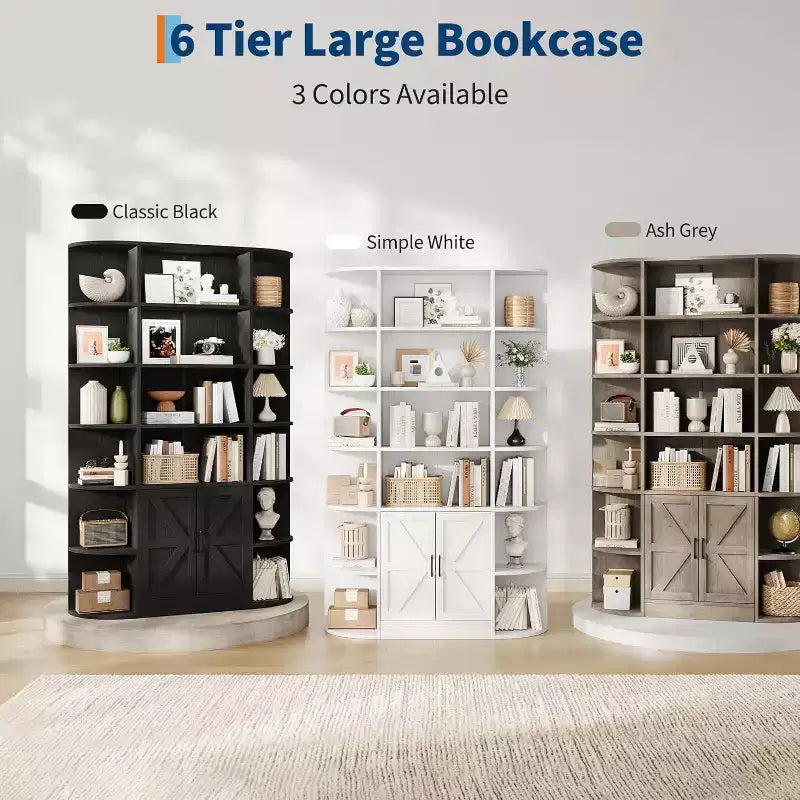 Étagère à livres pour enfants avec portes d'armoire de rangement