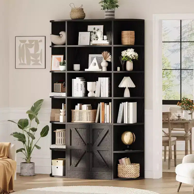 Étagère à livres pour enfants avec portes d'armoire de rangement