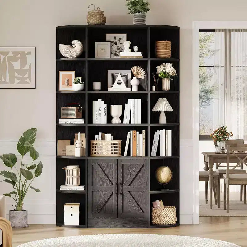 Étagère à livres pour enfants avec portes d'armoire de rangement