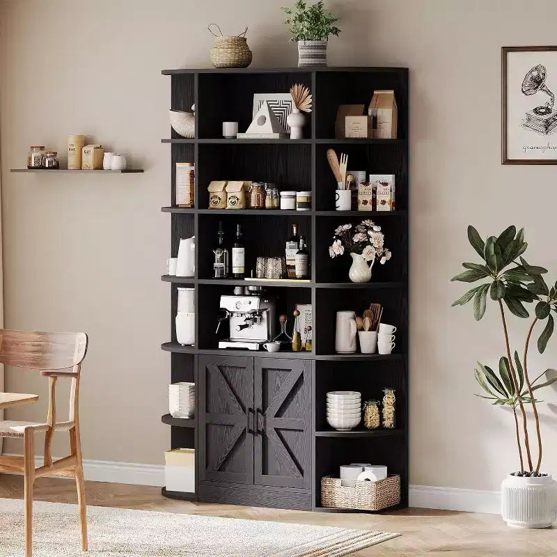 Étagère à livres pour enfants avec portes d'armoire de rangement