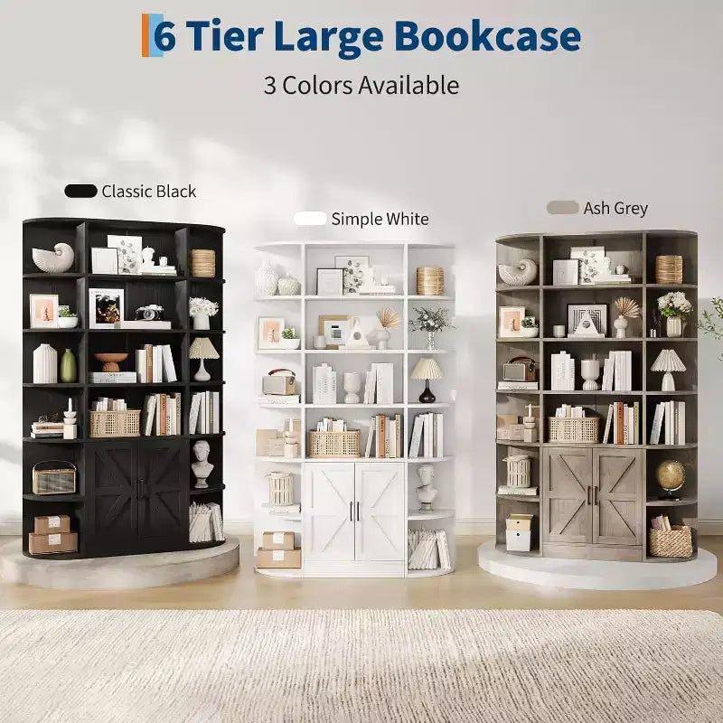 Étagère à livres pour enfants avec portes d'armoire de rangement