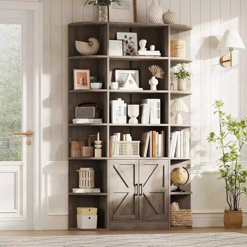 Étagère à livres pour enfants avec portes d'armoire de rangement