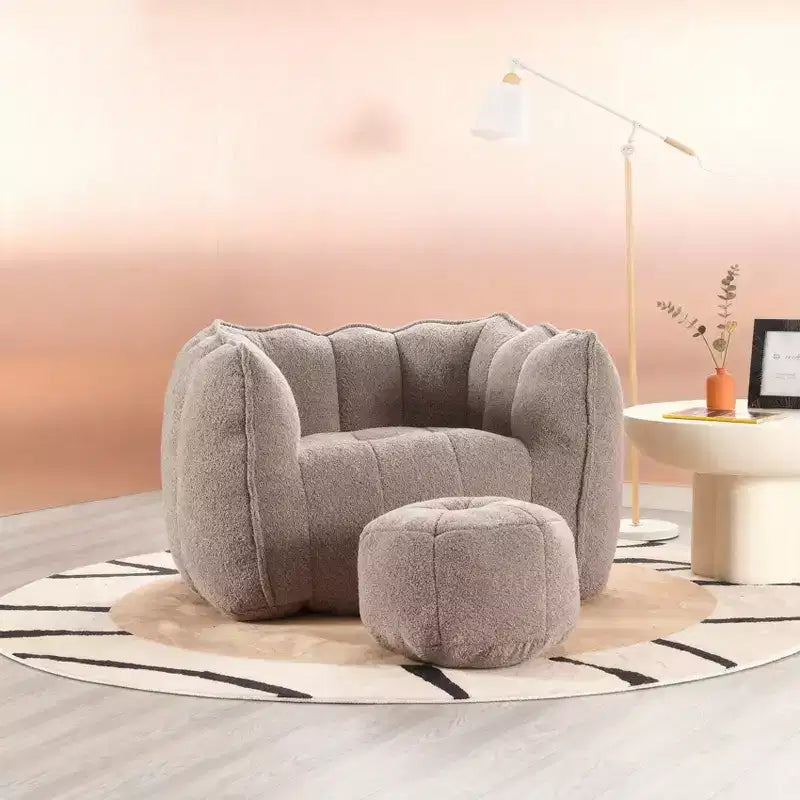 Fauteuil poire moelleux