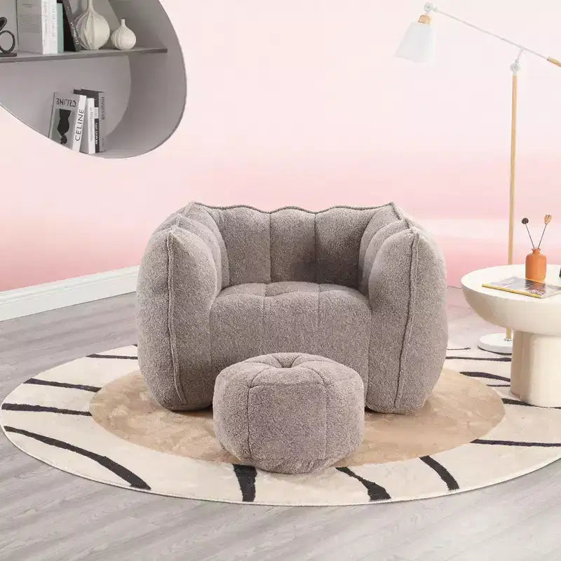 Fauteuil poire moelleux