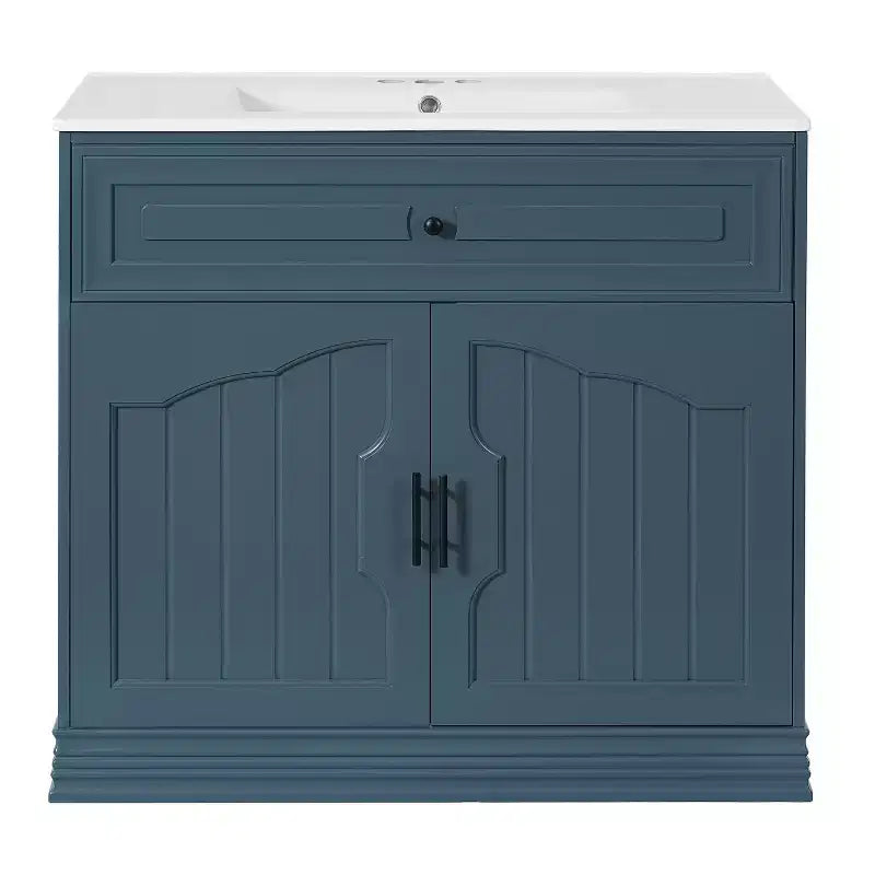 Meuble de Rangement Salle de Bain en Bois