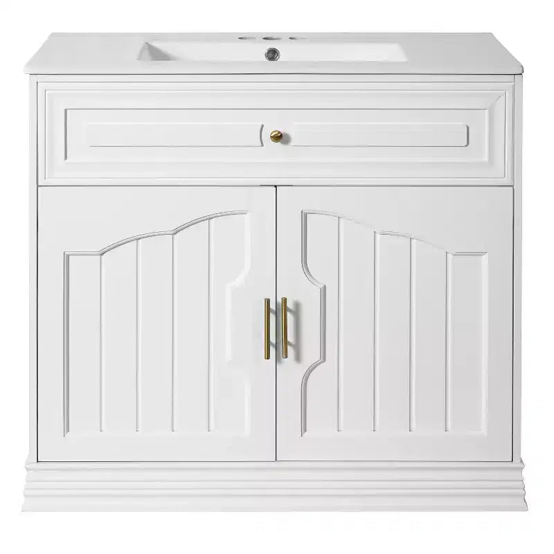 Meuble de Rangement Salle de Bain en Bois