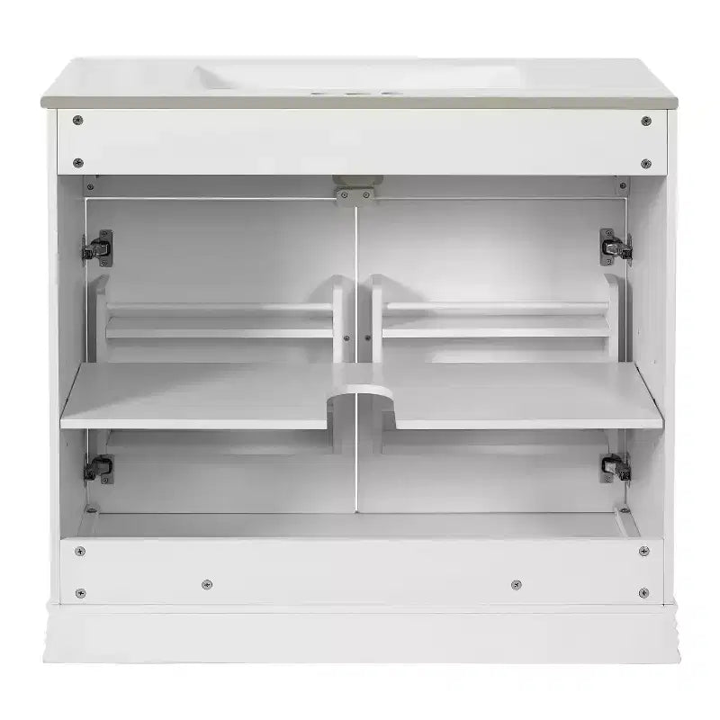 Meuble de Rangement Salle de Bain en Bois