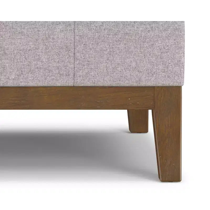 Grand pouf de rangement carré contemporain
