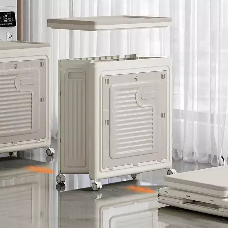 Grand rangement pliable en plastique