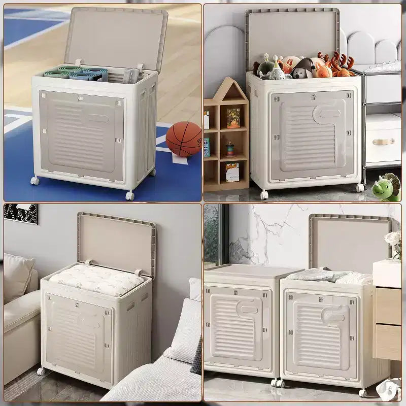 Grand rangement pliable en plastique