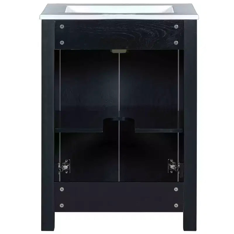 Meuble-lavabo de style rétro
