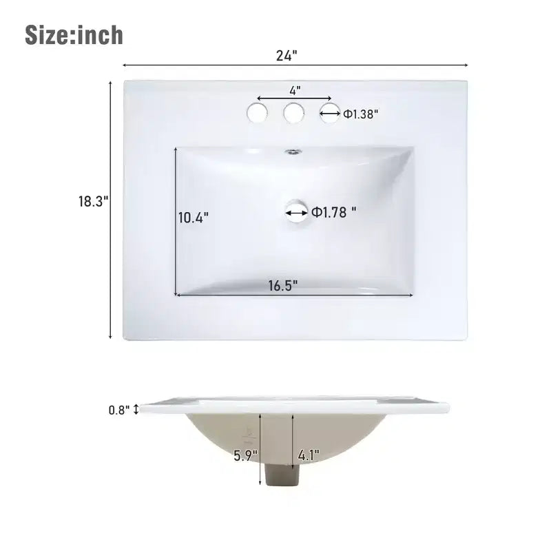 Meuble-lavabo de style rétro