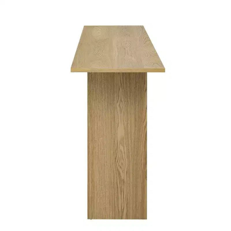 Console moderne avec étagère inférieure, table d'entrée