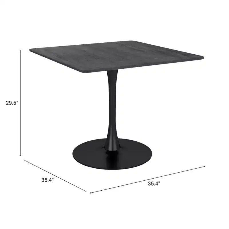 Table à manger noire