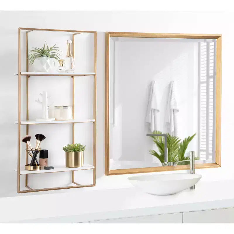 Étagère murale en bois moderne