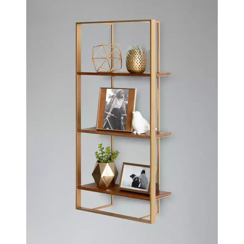Étagère murale en bois moderne